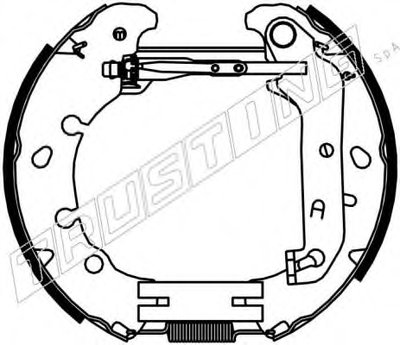 Комплект тормозных колодок FAST KIT TRUSTING купить