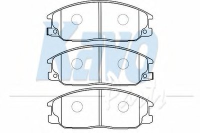 Комплект тормозных колодок, дисковый тормоз MK KASHIYAMA KAVO PARTS купить