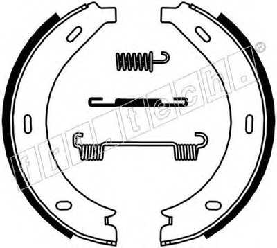 Комплект тормозных колодок, стояночная тормозная система fri.tech. купить