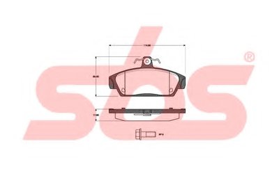 Комплект тормозных колодок, дисковый тормоз sbs купить