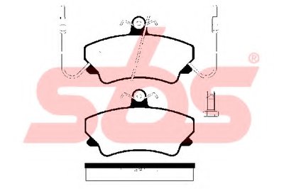 Комплект тормозных колодок, дисковый тормоз sbs купить