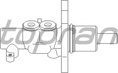 целиндер ручного тормоза TOPRAN купить