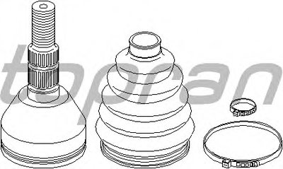 Шарнирный комплект, приводной вал TOPRAN купить