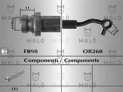 Тормозной шланг MALÒ купить