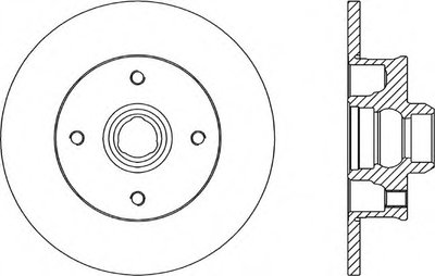 Тормозной диск ADAPTIVE OPEN PARTS купить