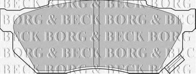 Комплект тормозных колодок, дисковый тормоз BORG & BECK купить