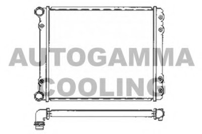 Радиатор, охлаждение двигателя AUTOGAMMA купить