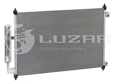 Радиатор кондиционера X-trail 2.0/2.2/2.5 (07-) АКПП/МКПП (LRAC 14G4) Luzar
