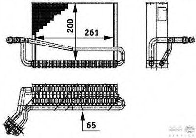 Испаритель, кондиционер BEHR HELLA SERVICE HELLA купить