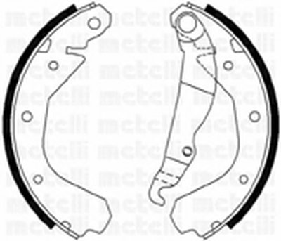 Комплект тормозных колодок METELLI купить