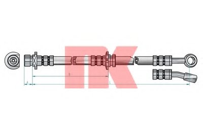 Тормозной шланг NK купить