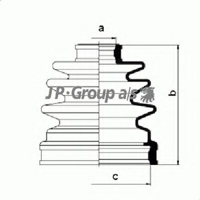 Комплект пылника, приводной вал QH JP GROUP купить