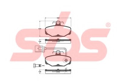 Комплект тормозных колодок, дисковый тормоз sbs купить