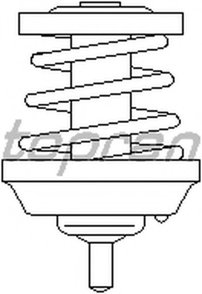 Термостат, охлаждающая жидкость TOPRAN купить