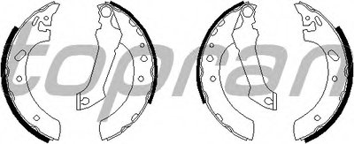 Комплект тормозных колодок TOPRAN купить