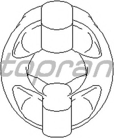 Резиновое кольцо крепления глушителя BMW E30,12,28,34,23,32