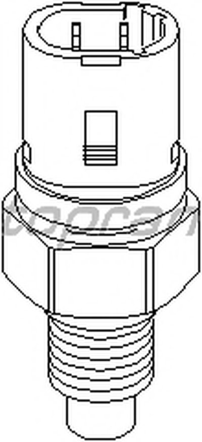 Датчик, температура охлаждающей жидкости TOPRAN купить
