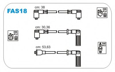 Комплект проводов зажигания JANMOR купить