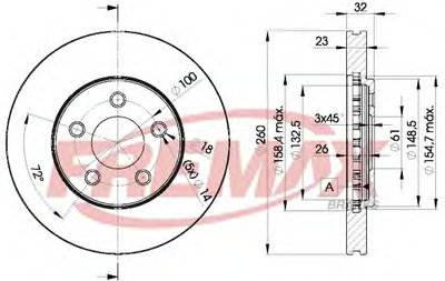 Тормозной диск Premium Carbon + FREMAX купить