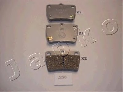 Колодки тормозные дисковые задние Chery Tiggo 1.6 (10-14),Toyota Rav 4 ii 1.8 (00-05) (51256) JAPKO