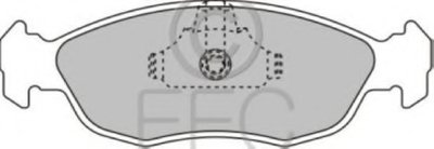 Комплект тормозных колодок, дисковый тормоз EEC купить