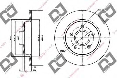 Тормозной диск DJ PARTS купить