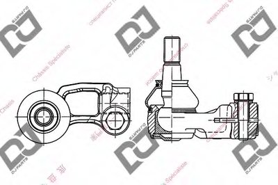 Наконечник поперечной рулевой тяги DJ PARTS купить