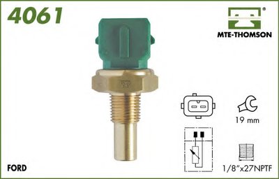 Датчик, температура охлаждающей жидкости; Датчик, температура охлаждающей жидкости; Датчик, температура охлаждающей жидкости MTE-THOMSON купить