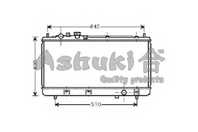 Радиатор, охлаждение двигателя ASHUKI купить