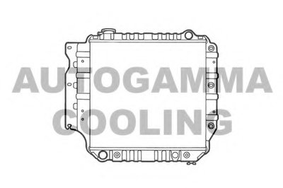 Радиатор, охлаждение двигателя AUTOGAMMA купить