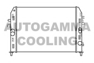 Радиатор, охлаждение двигателя AUTOGAMMA купить