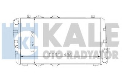 Радиатор, охлаждение двигателя KALE OTO RADYATÖR купить