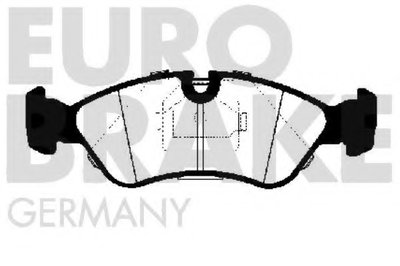 Комплект тормозных колодок, дисковый тормоз EUROBRAKE купить