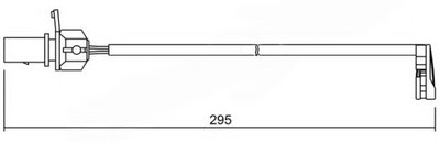 Датчик тормозных колодок Audi A4/A5/A6/A7/Q5 07- перед.