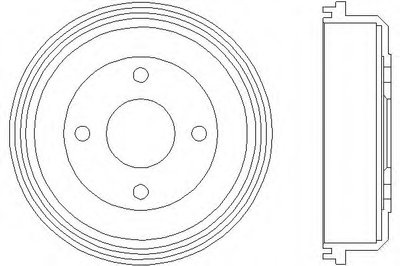 Тормозной барабан HELLA купить