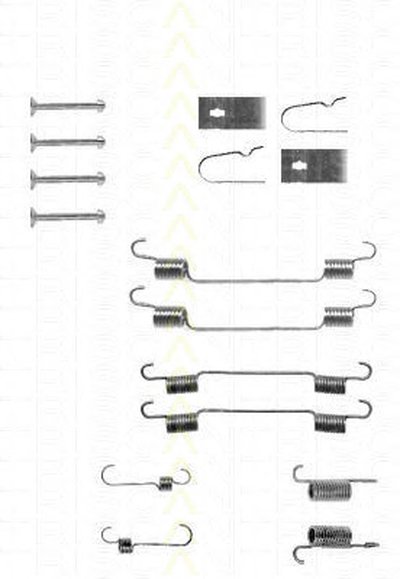 Комплектующие, тормозная колодка TRISCAN купить