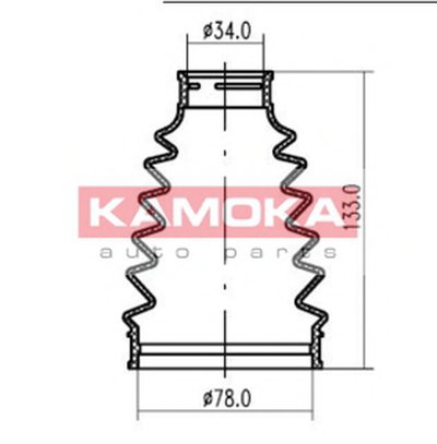 Пыльник, приводной вал KAMOKA KAMOKA купить