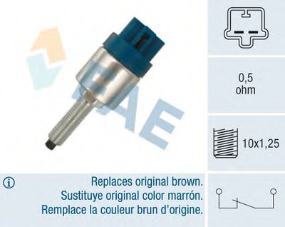 Выключатель фонаря сигнала торможения FAE купить