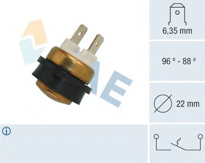 Термовыключатель, вентилятор радиатора FAE купить