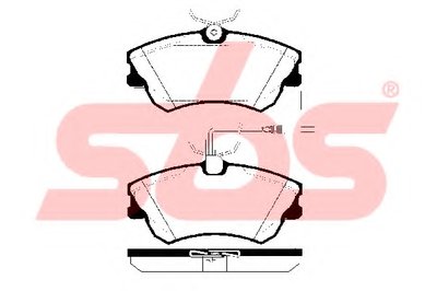 Комплект тормозных колодок, дисковый тормоз sbs купить