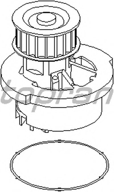 Водяной насос TOPRAN купить