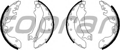 Комплект тормозных колодок TOPRAN купить
