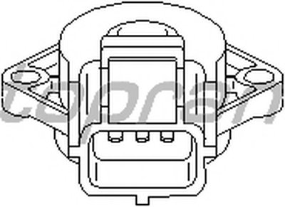 Датчик, положение дроссельной заслонки TOPRAN купить