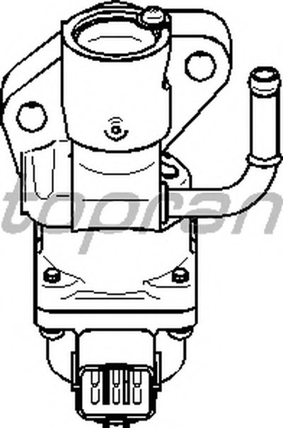 Клапан возврата ОГ TOPRAN купить