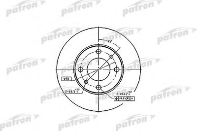 Тормозной диск PATRON купить