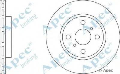 Тормозной диск APEC braking купить