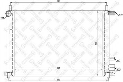 Радиатор, охлаждение двигателя STELLOX купить