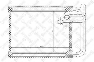 Теплообменник, отопление салона STELLOX купить