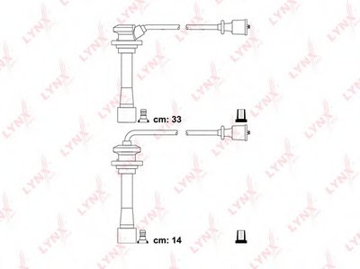 Комплект проводов зажигания LYNXauto купить