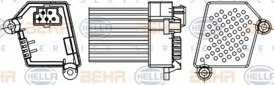 Регулятор,вентилятор салона BMW 3(E46)/X3(E83) 1.6-3.2 98-11